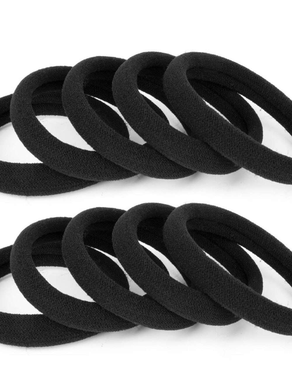 100PCS Large Cotton Ponytail Holders, Seamless Hair Ties, Elastics Hair Bands No